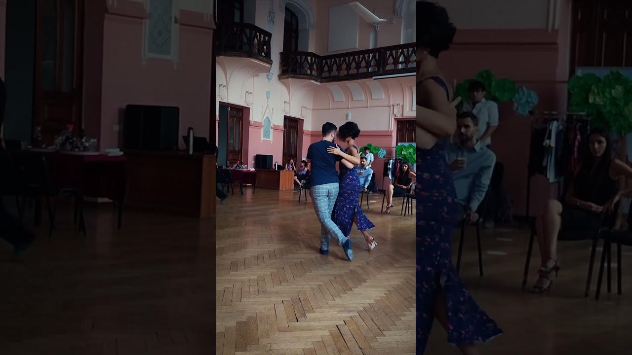 Levan Gomelauri & Cecilia Acosta Dancing Tango on Local Milonga #tangodance #tangoargentino