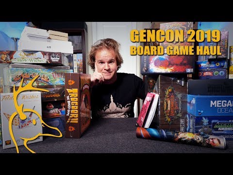 Board Game Haul - Gencon 2019 - (Quackalope Unboxing)