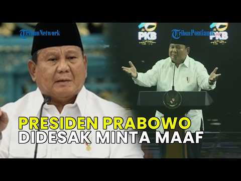 PRESIDEN PRABOWO DIDESAK MINTA MAAF SEUSAI SEBUT JURNALIS 'LONDO IRENG'❗