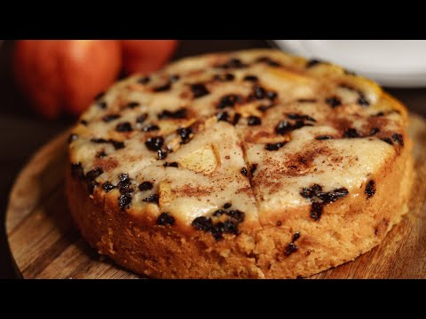 Eggless Apple cake | Simple Soft Spongy Cake | No Butter, Condensed milk | Easy Feast by Surekha
