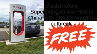 r/teslamotors: Tesla Makes Superchargers Free in China During Coronavirus Outbreak
