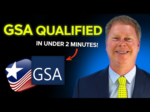 Get Qualified for the GSA Schedule in Just 2 MINUTES!