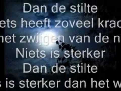Stef Bos- De stilte -Lyrics