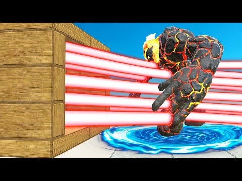 MEGA LASER TUNNEL VS EVOLUTION MONSTERS - Animal Revolt Battle Simulator