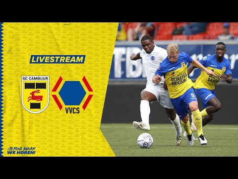 Livestream oefenduel SC Cambuur - Team VVCS (03-08-2021)