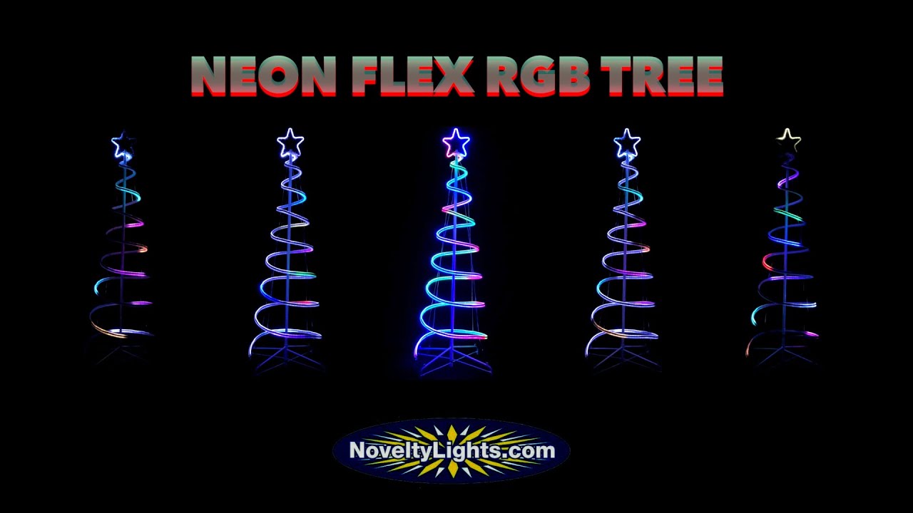 Picture of 6' LED RGB Neon Flex Christmas Tree
