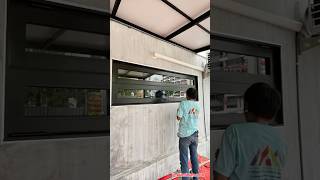 ชุดบานเฟี้ยมแบบยกช่องส่งอาหาร