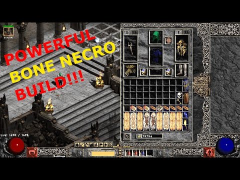 The bone Necro aka The Necro Hammerdin - Bone necromancer build Diablo 2 Resurrected