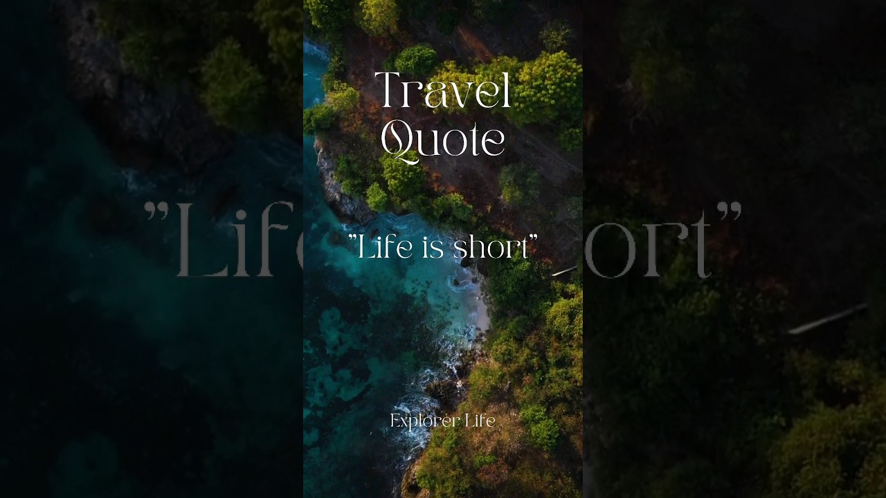 Travel Quote! #travel #quotes #travelling #shorts #backpacking #backpacker #adventure #outdoors