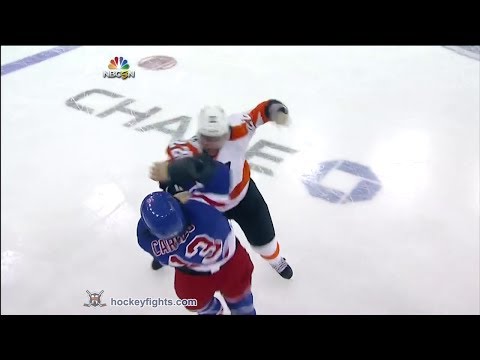Luke Schenn vs Daniel Carcillo Jan 12, 2014