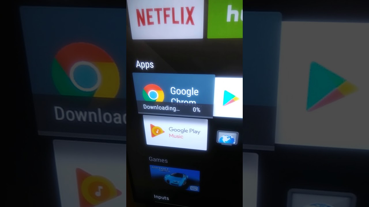 how to download Google Chrome when you're Android TV