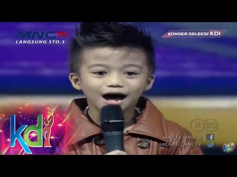 LUCUNYA AFAN Anak Dari Aan KDI Jago nyanyi Dangdut - Konser Seleksi KDI 2015 (19/3)