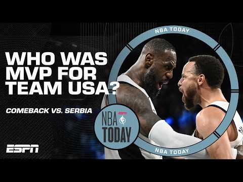 Who was Team USA's COMEBACK MVP vs. Serbia?! 😤 | NBA Today