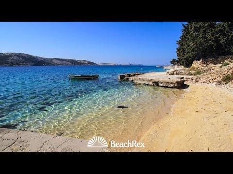 beach Blue Bay, island Pag, Stara Novalja, Croatia
