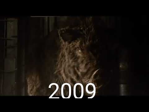 Evolution of giant boar (1984-2018)