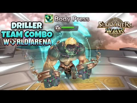 Driller Team Combo in World Arena - Summoners War