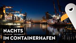 366 m Stahl parken ein ⚓️ Hafen bei Nacht  🍿 4K Hafenkino