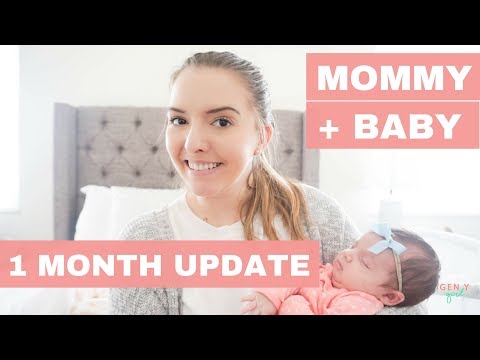 One Month Baby Update | Newborn + First Time Mom Video