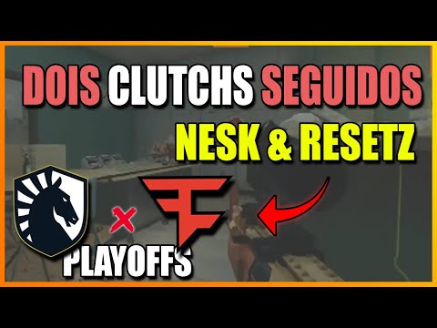 NESK E RESETZ GANHANDO DOIS CLUTCHS SEGUIDOS | LIQUID x FAZE - SIX INVITATIONAL 2022 CLIPS