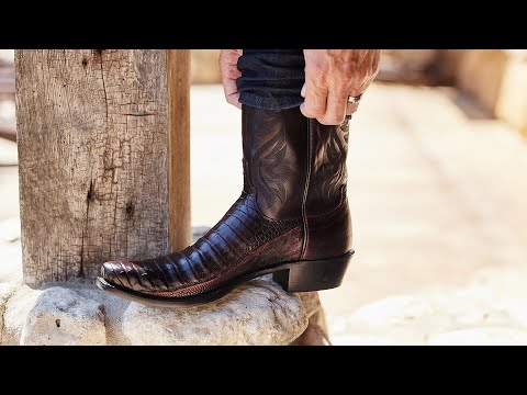 Lucchese - Black Cherry Cowboy Boots - Timeless Style and Craftsmanship