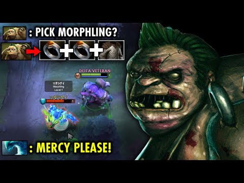 STOP PICK MORPHLING AGAINST THIS PUDGE!! 100% NONSTOP DELETE WITH 200IQ COUNTER BUILD | GENIUS PUDGE