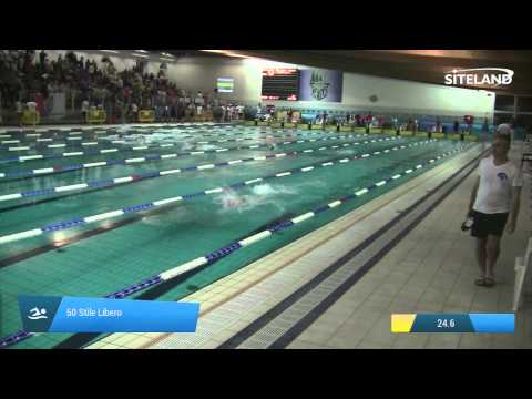 Serie 1 dei 50 Stile Libero  Assoluti Femmine Master - Campionati Regionali Master 2015 VENETO e FR