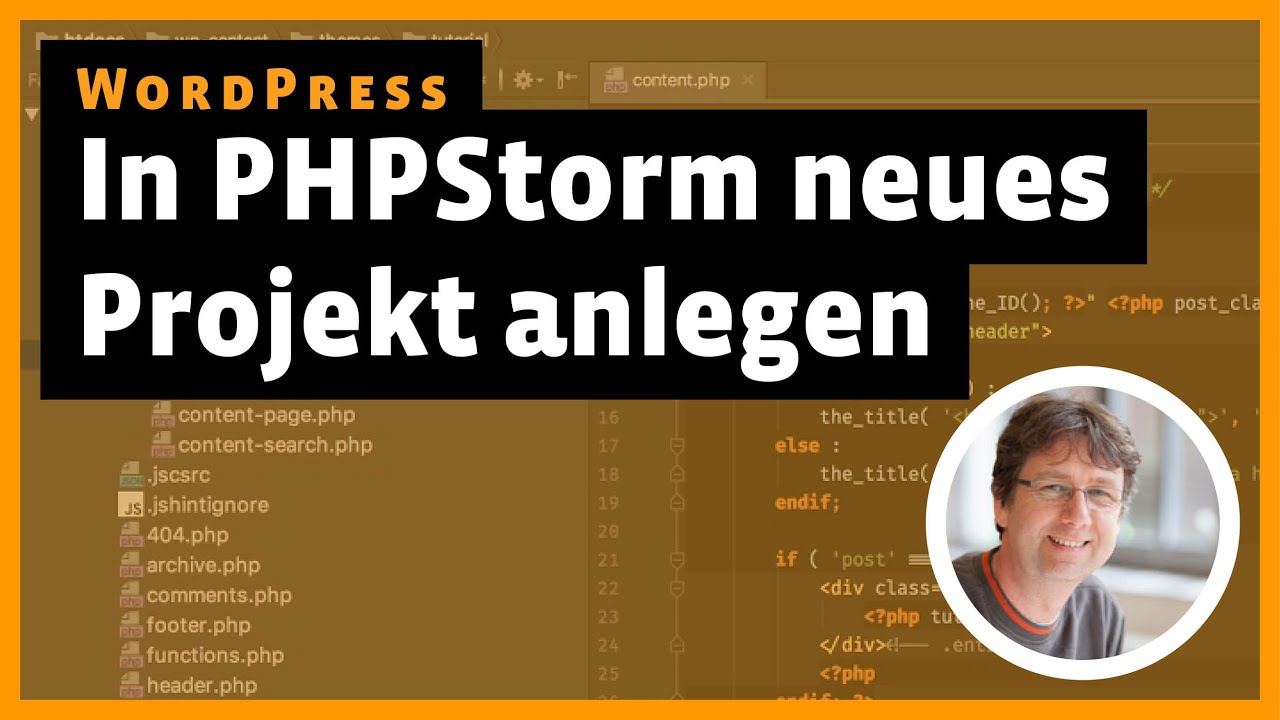 PHPStorm: WordPress-Projekt anlegen