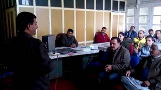 Adoption of ULB Jubbal meeting by Dr L C sharma