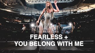 Taylor Swift - Fearless + You Belong With Me (The Eras Tour Live) (REMASTERED)