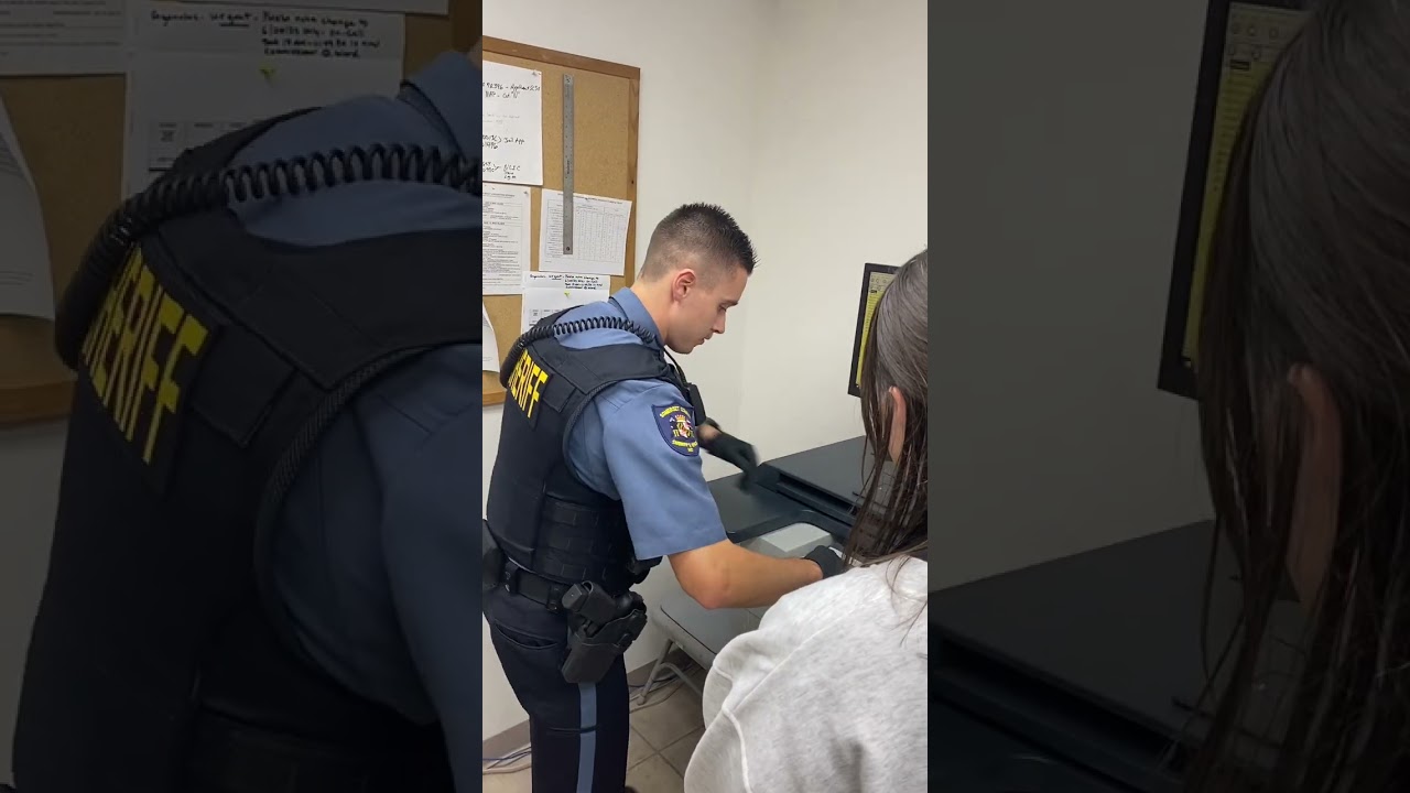 FINGERPRINTING PROCESS with Deputy Evans