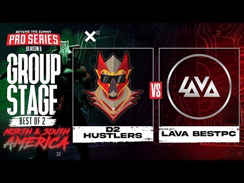 D2 Hustlers vs Lava Game 1 - BTS Pro Series 9 AM: Group Stage w/ Kmart & ET
