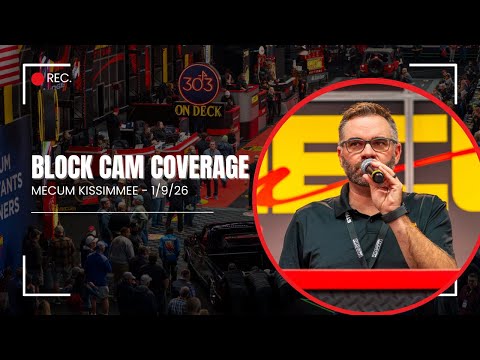 Mecum Kissimmee Live Block Cam: Friday, Jan. 9, 2026
