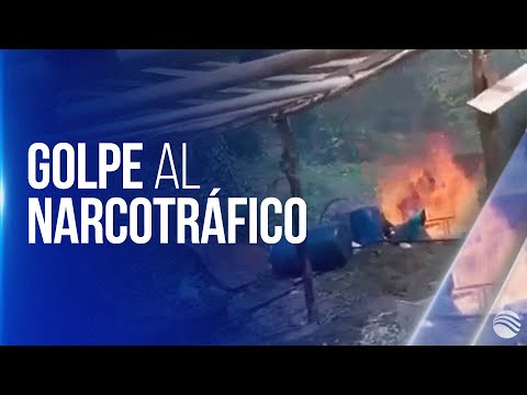 Fuertes golpes al narcotráfico: incautan 2,8 toneladas de coca en Nariño