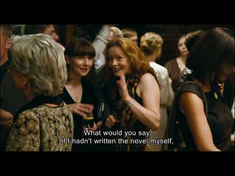 Lila, Lila (2009) German trailer frame with Daniel Brühl and Hannah Herzsprung in a bookshop encounter