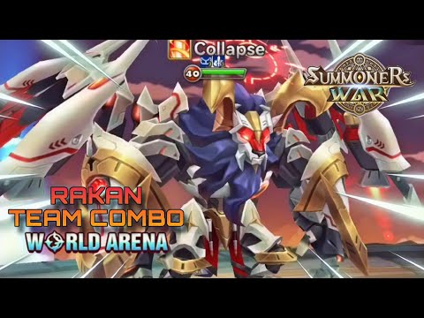 Rakan Team Combo in World Arena Ep. 4 - Summoners War