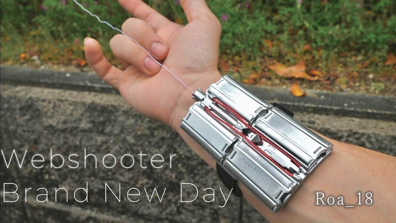 ブランドニューデイ　糸発射可能ウェブシューター作ってみた　Brand New Day Webshooters