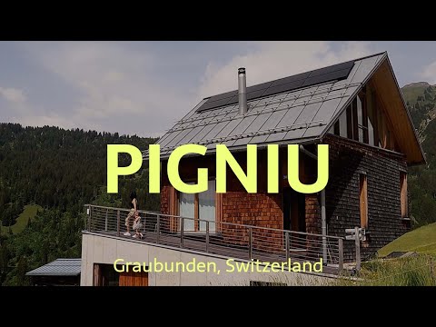 Modern alpine chalet in Switzerland, Graübunden • Airbnb tour and review