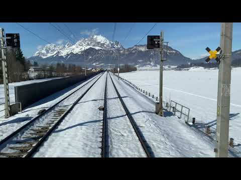 Führerstandsmitfahrt von Hochfilzen nach Wörgl Hbf BR 2016 ÖBB