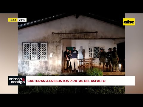 Capturan a presuntos piratas del asfalto que estarían involucrados en atraco a camión en Carayaó