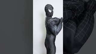ALL BLACK EVERYTHING! #trending #muscles #siliconeproducts #spiderman