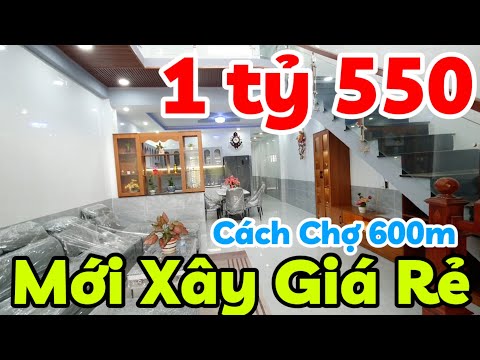 Nhà lầu đẹp 1 tỷ 550 triệu giáp TP Tây Ninh mặt tiền đường nhựa giá cách Quốc lộ 300m ở Châu Thành