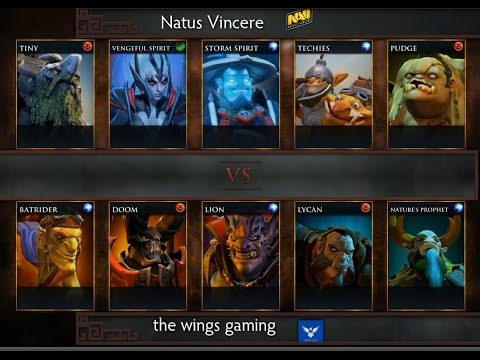 Dendi Pudge and Funn1k Techies — NaVi vs Wings Dota 2