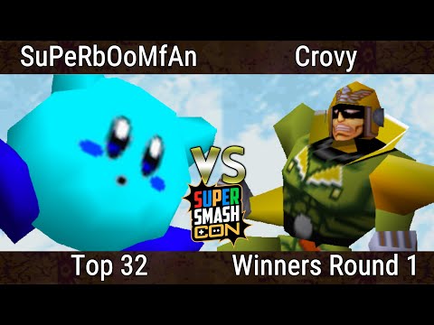 SSC 2023 - SuPeRbOoMfAn (Kirby) Vs. Crovy (Captain Falcon) Smash Bros - SSB64