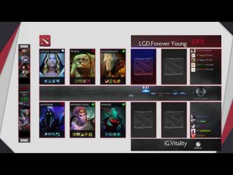 [EN] LGD.Fy vs iG.Vitality game 2 | Dota 2 Pro League 2017