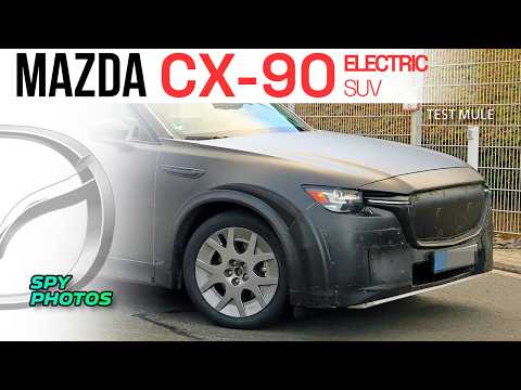 Spyshots: Mazda CX 90 Electric SUV (test mule)
