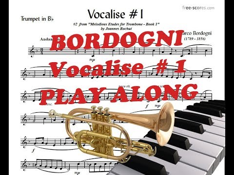 M. Bordogni - Vocalise #1 [Play along]