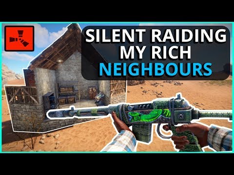 SOLO SILENT RAIDING My RICH Neighbour's BASE! Rust Solo Survival (Episode 5)