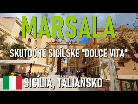 MARSALA (SICÍLIA): Dokonalý taliansky "vibe" a historické centrum za 3 minúty! 🇮🇹🍷
