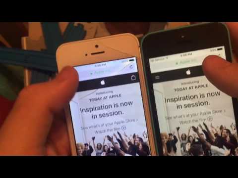 iPhone 5 iOS 10.3.3 beta 1 vs iPhone 5c iOS 10.3.3 beta 1