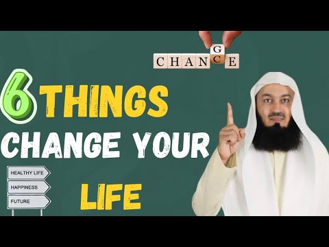 This 1 verse mentions 6 life changing things! - Mufti Menk
